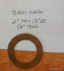 Hobart Grinder Model 4442 Brass Thrust Washer 2"OD X 1-1/4" ID X 1/16" Part V-19812